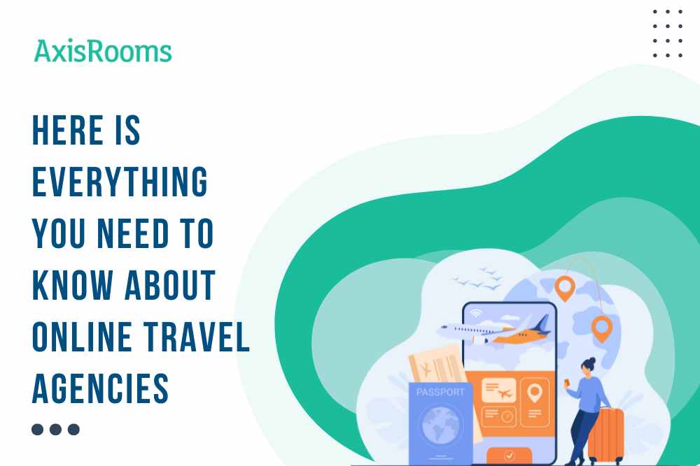 Online travel agencies (OTAs) illustration on AxisRooms homepage for OTA integrations