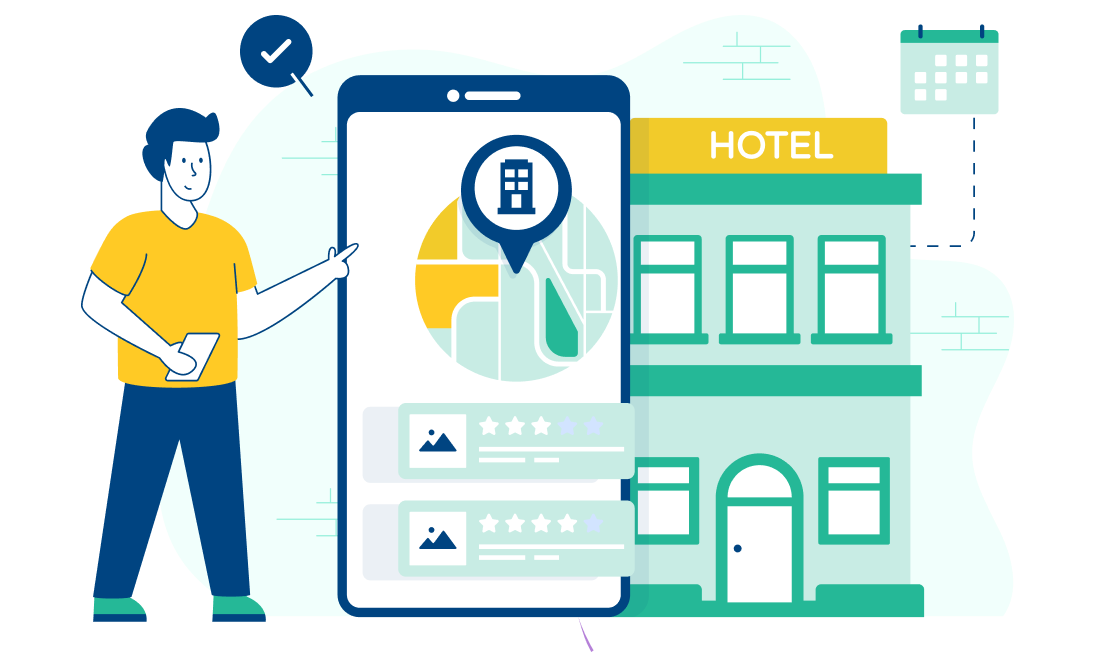 Embedding the hotel booking software