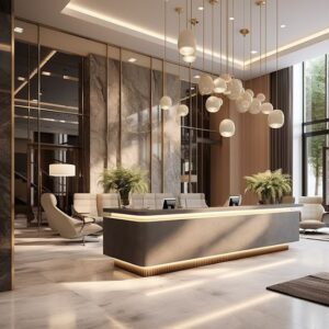 luxury hotel lobby design
