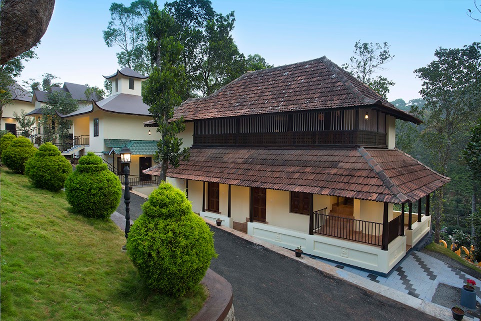 Luxury hillside retreat featuring heritage-inspired villas in a peaceful natural environment.